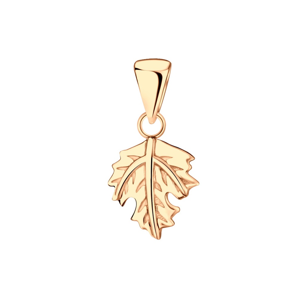 [10011525] Silver Leaf Pendant