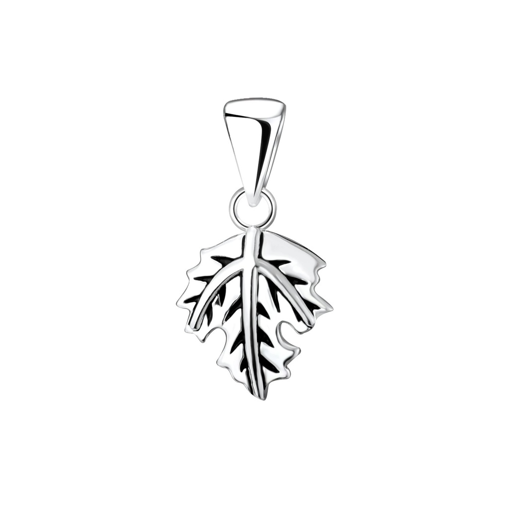 [10011526] Silver Leaf Pendant