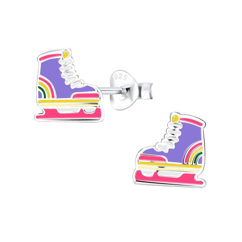 Puces d'oreilles roller en argent