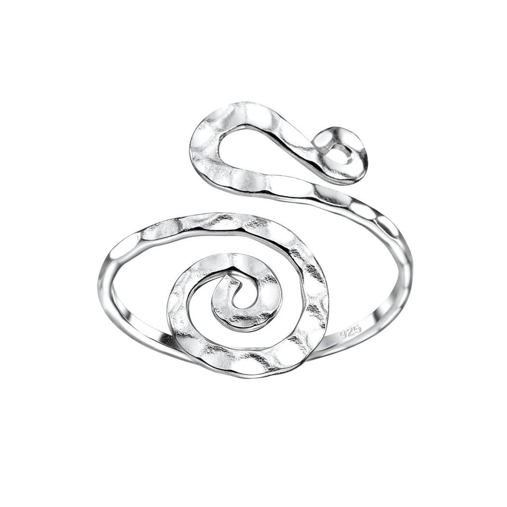 [10010000] Bague spirale en argent (EU 52 / US 6)