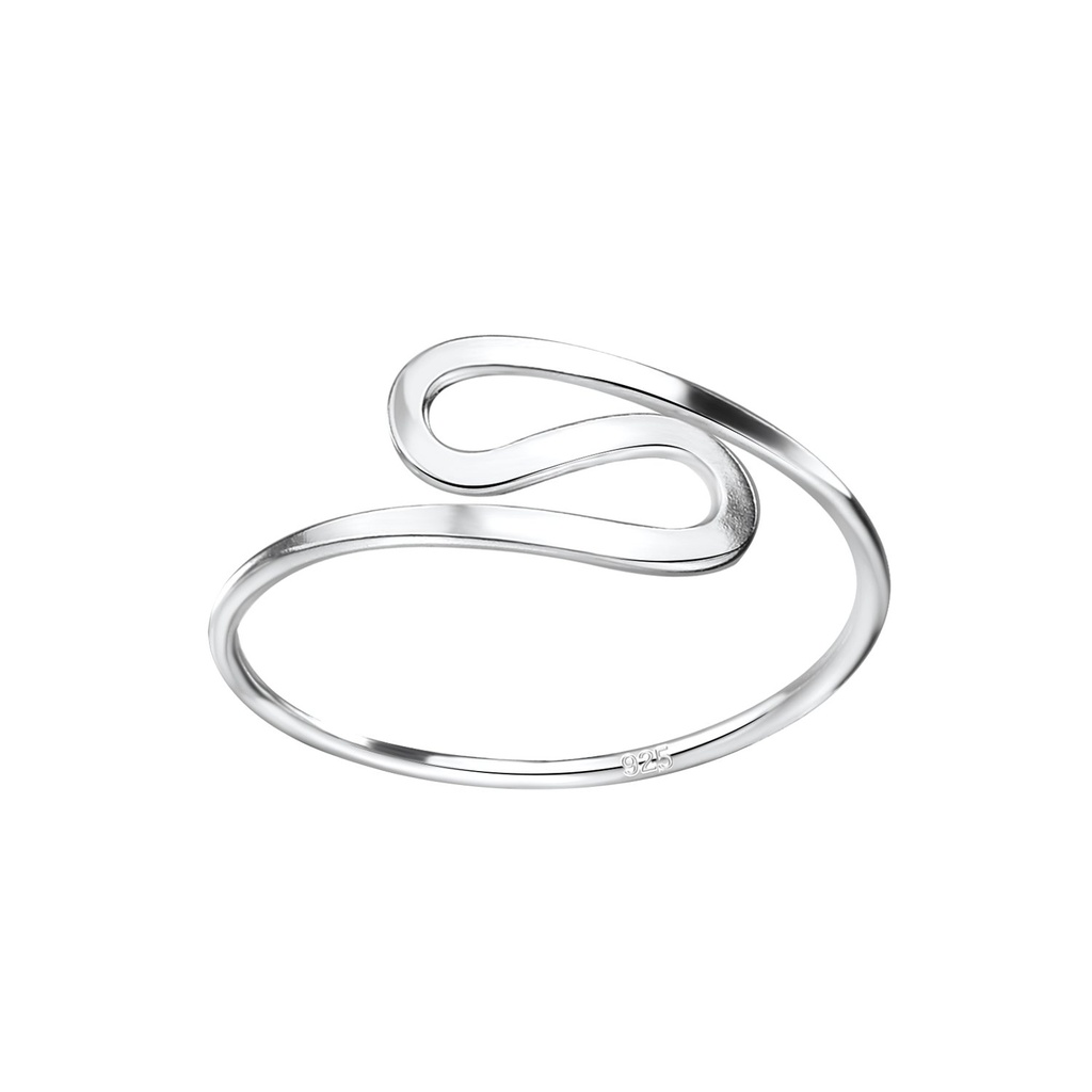 Silver Wave Ring