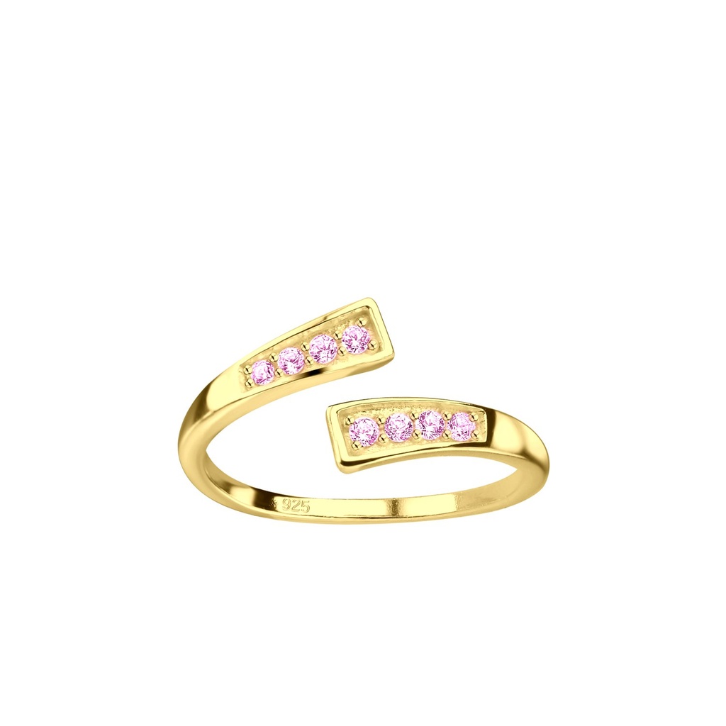 Bague d'orteil ouverte en argent