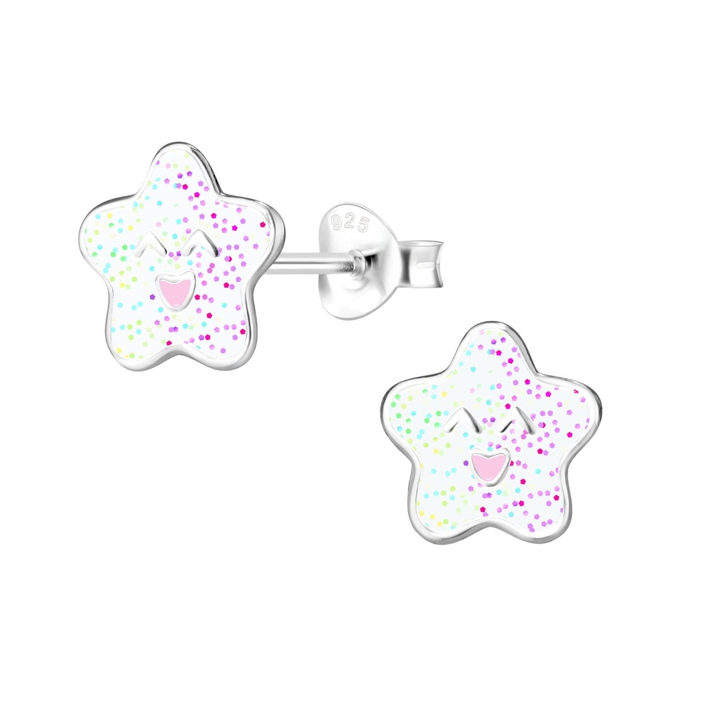 Puces d'oreilles étoile en argent