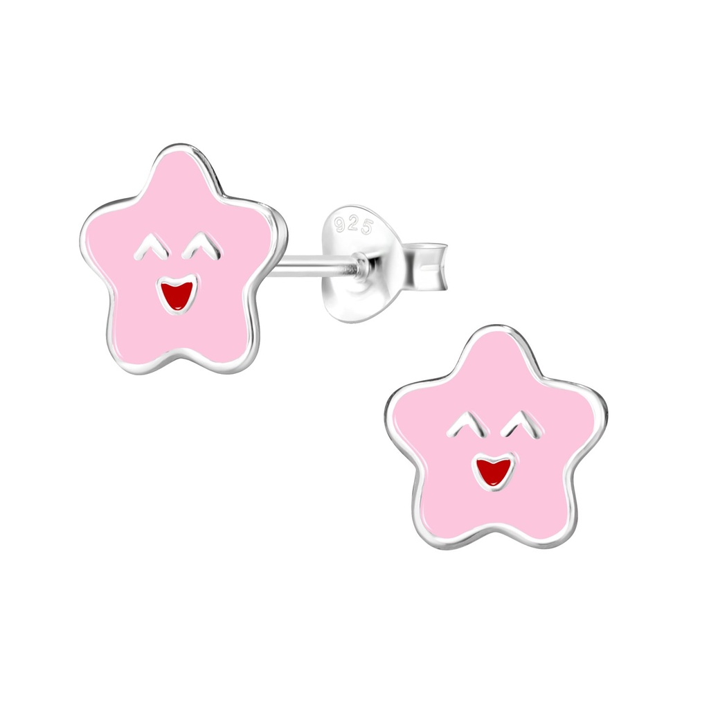 Puces d'oreilles étoile en argent