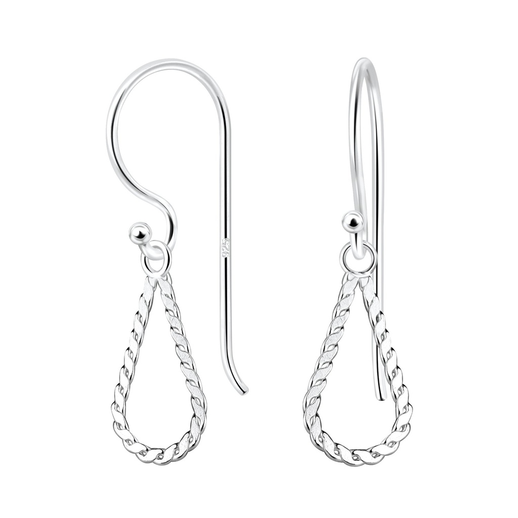 Silver Teardrop Earrings