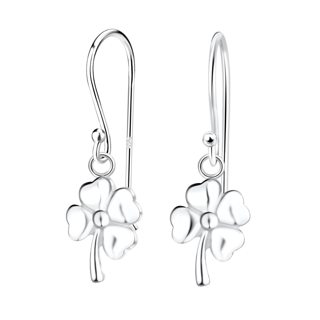 Silver Clover Earrings