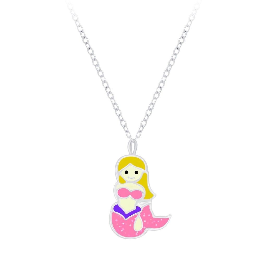 Collier sirène en argent
