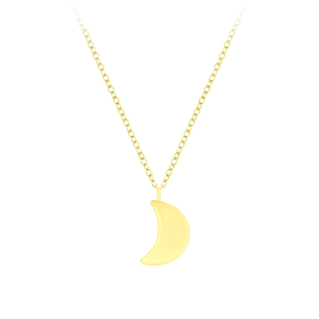 Collier lune en argent