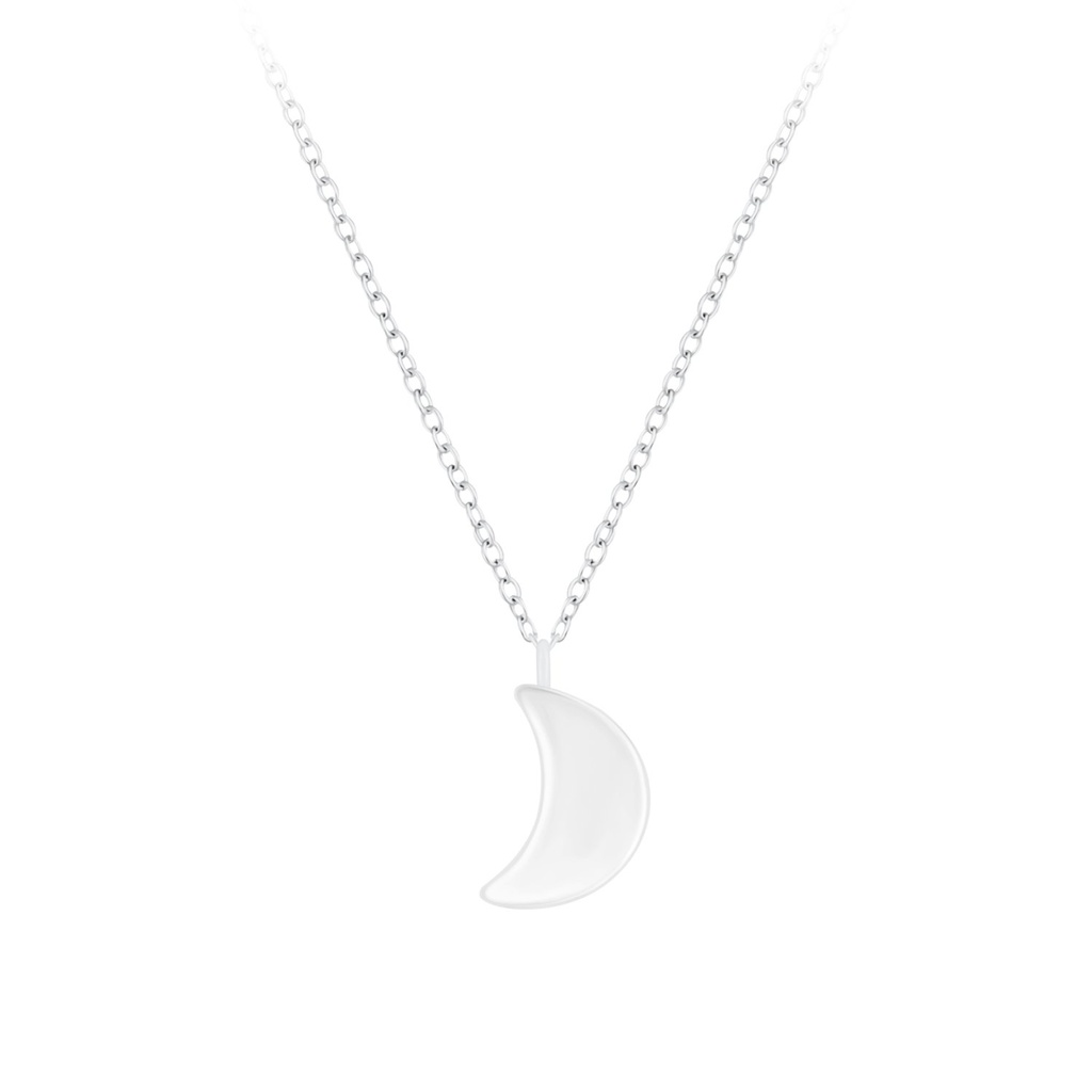 Silver Moon Necklace