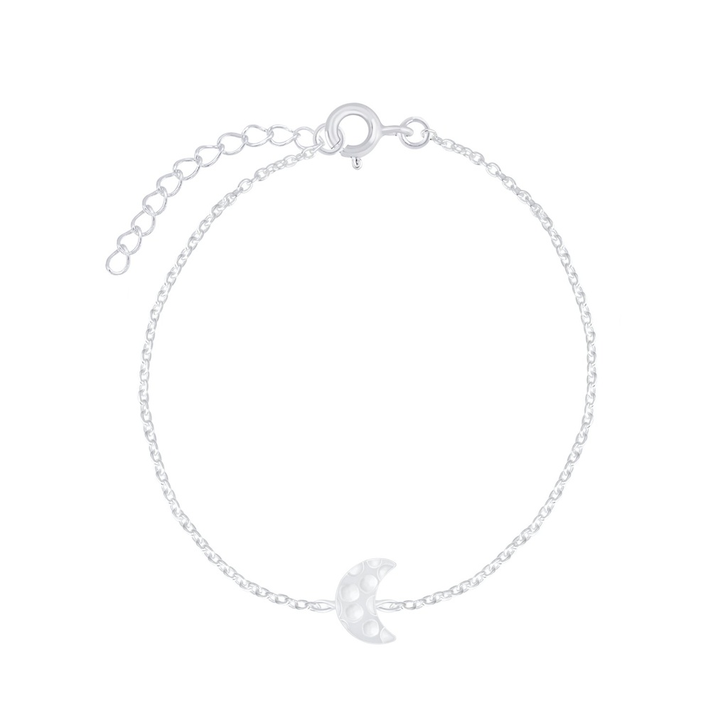 Bracelet lune en argent