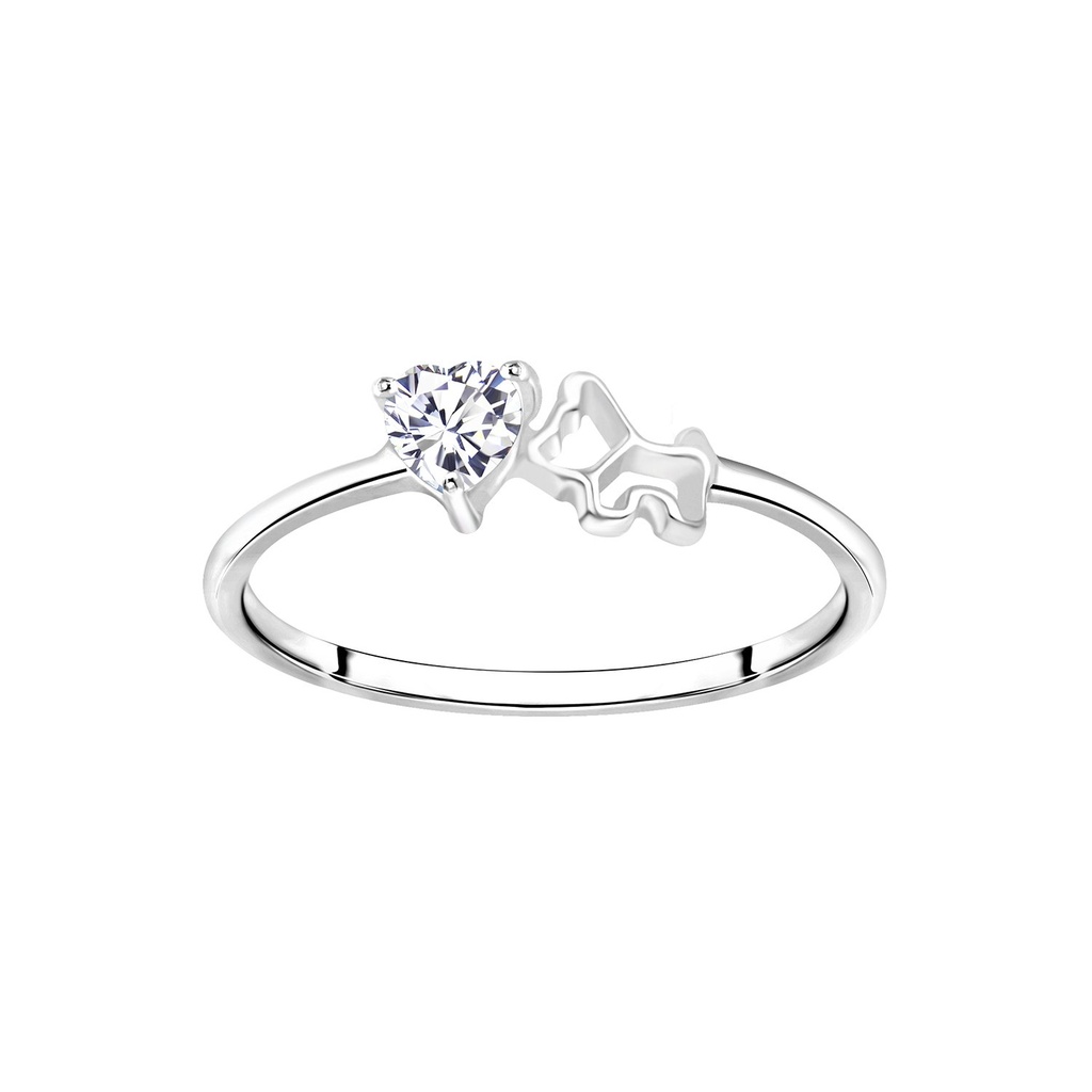 Silver Dog Ring