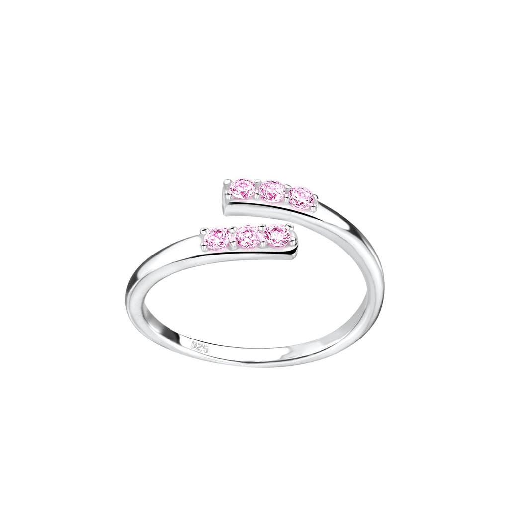 Bague d'orteil ouverte en argent