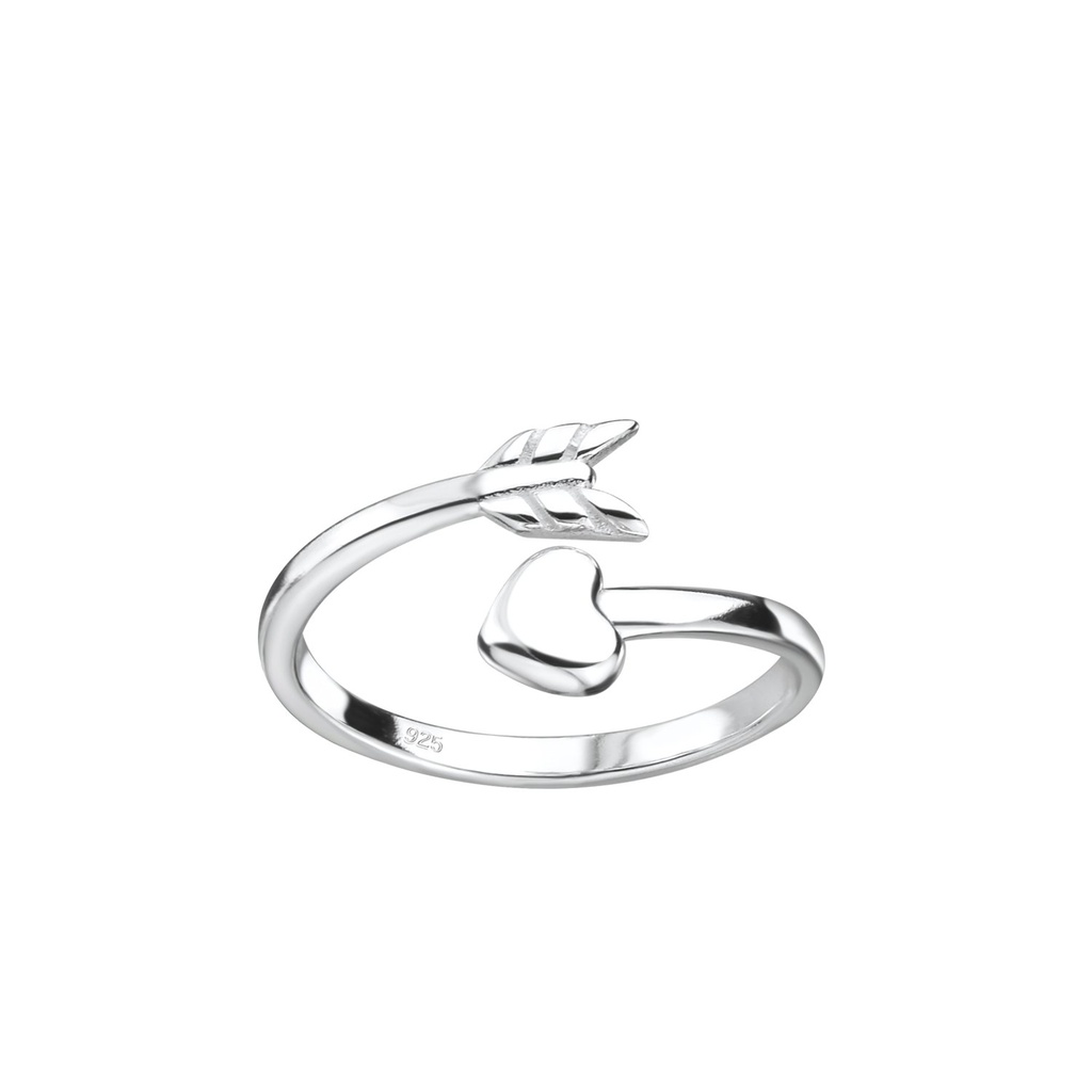 Bague d'orteil flèche en argent
