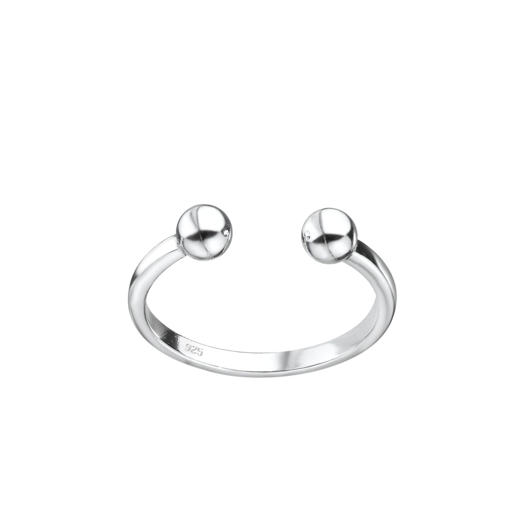 [10010407] Silver Ball Toe Ring