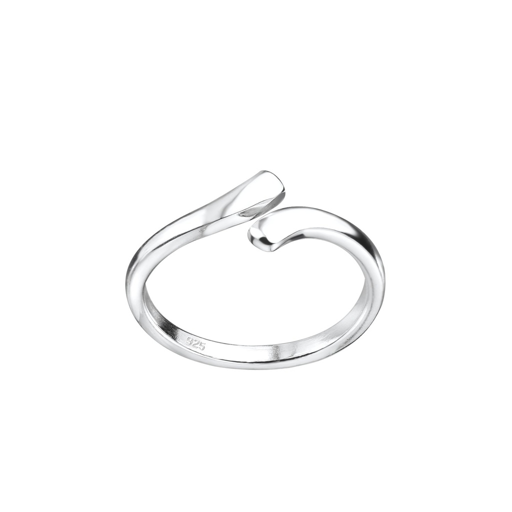 Bague d'orteil ouverte en argent