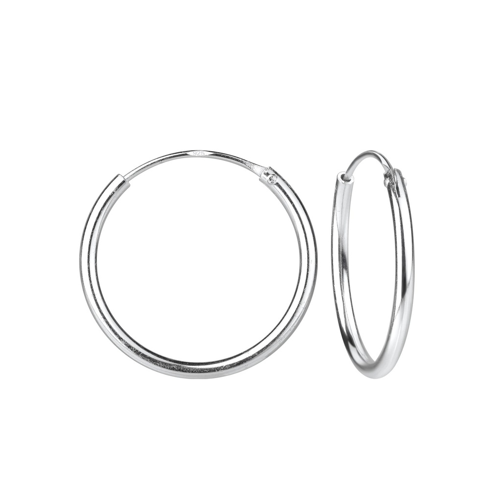 Créoles en argent 20 mm