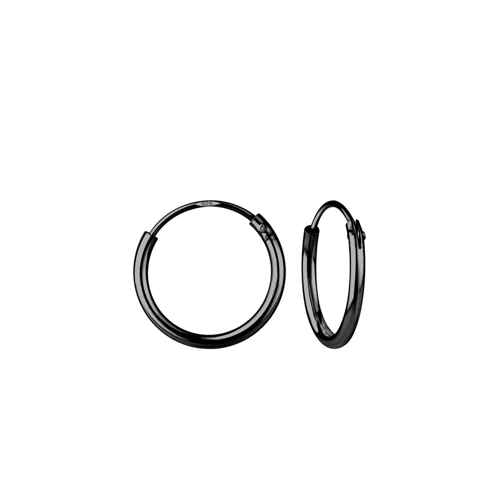 Créoles en argent 12 mm