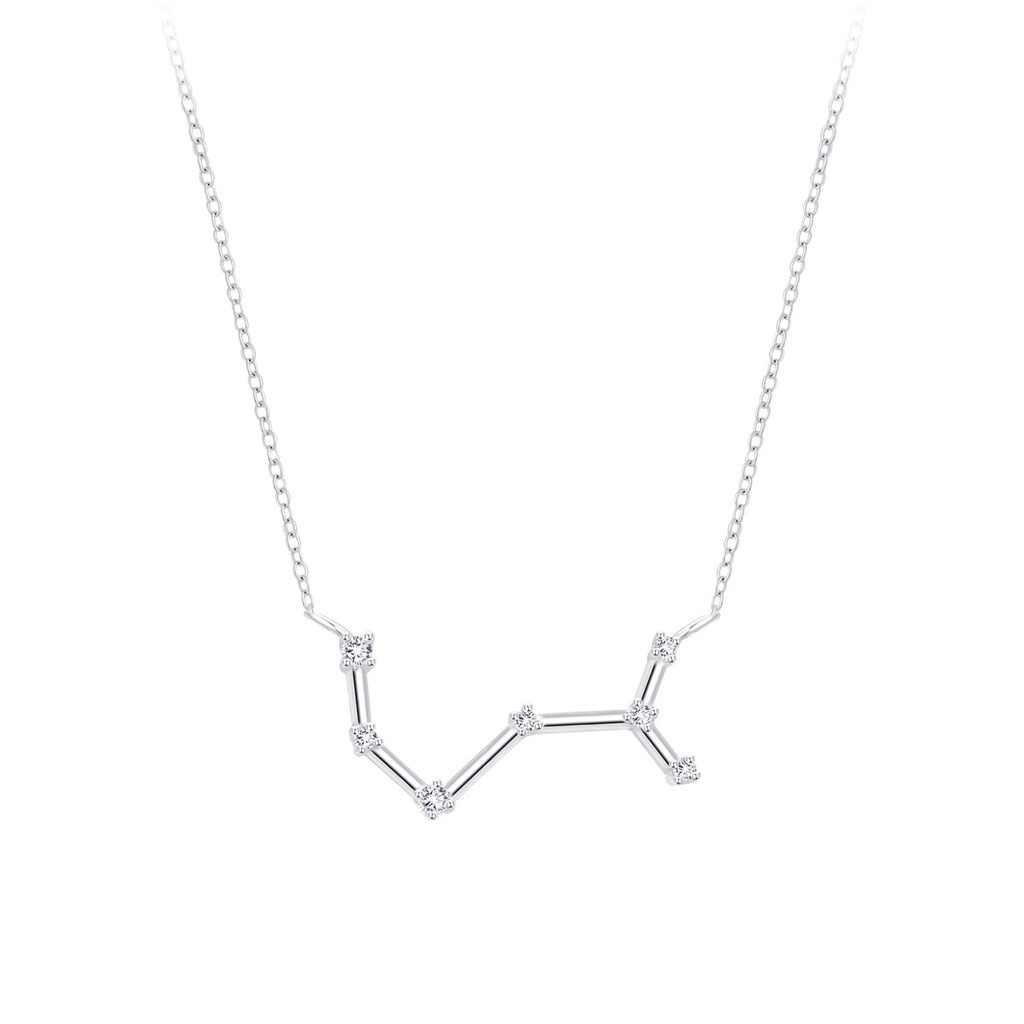 Silver Scorpio Constellation Necklace