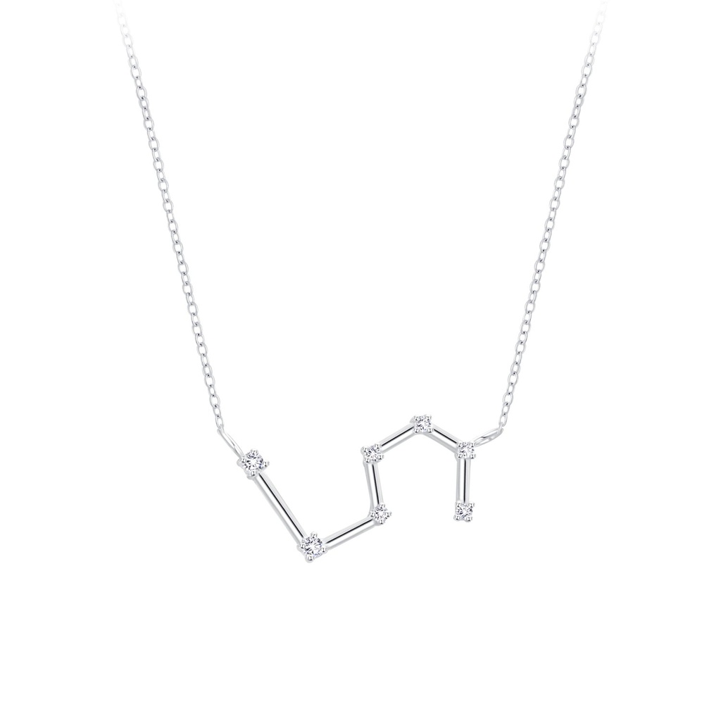 Collier constellation Lion en argent