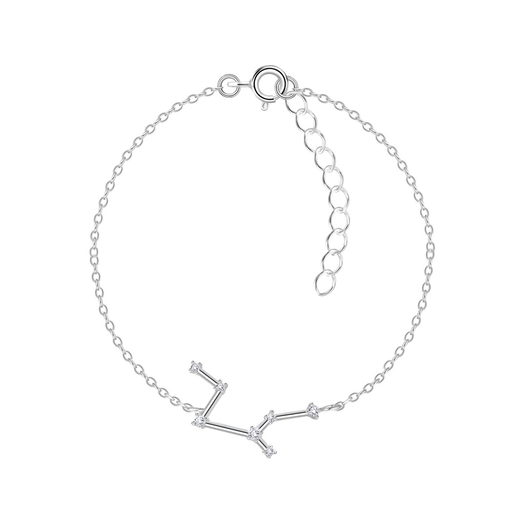 Silver Virgo Constellation Bracelet