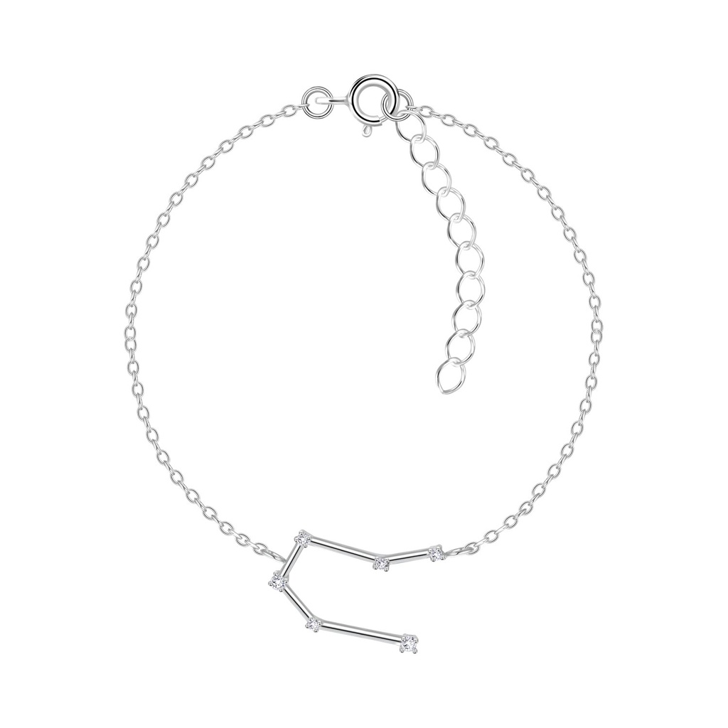 Bracelet constellation Gémeaux en argent