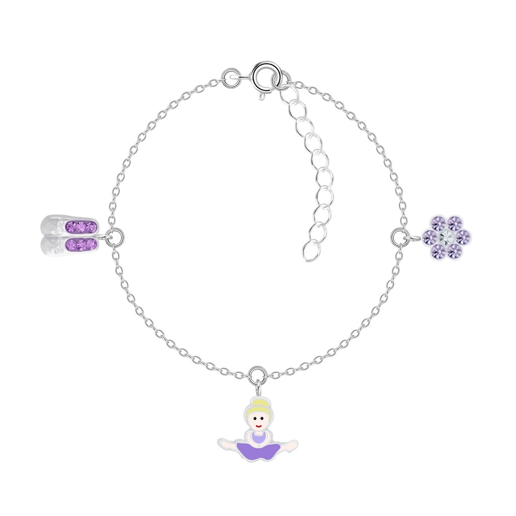 Bracelet ballerine en argent