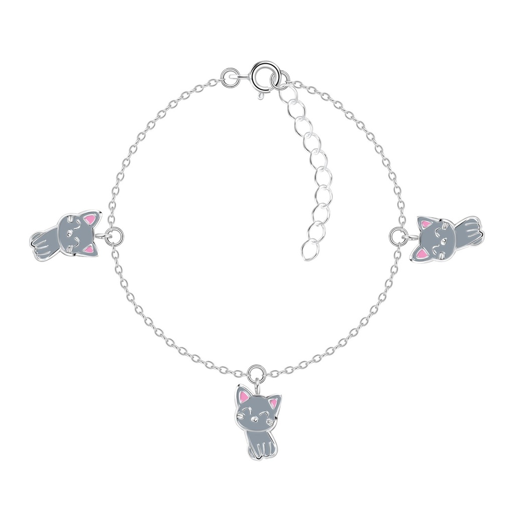 Silver Cat Bracelet