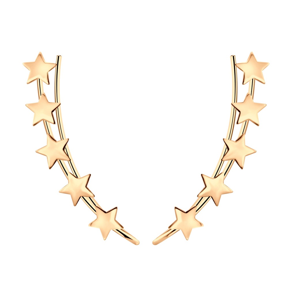 [10010286] Silver Star Ear Climbers