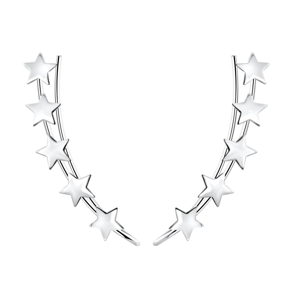 [10010285] Silver Star Ear Climbers