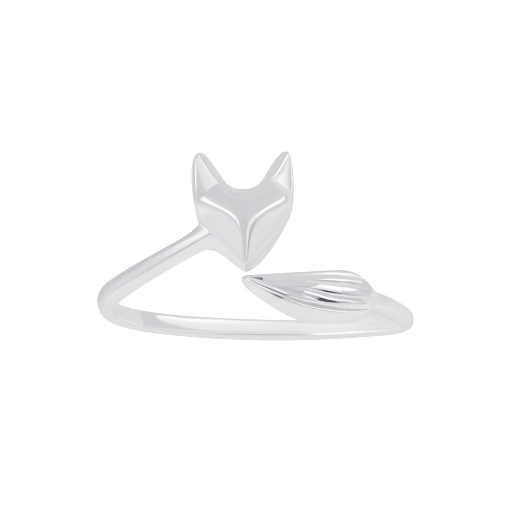 Bague renard en argent
