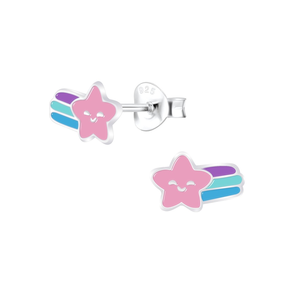 [10010182] Puces d'oreilles étoile filante en argent