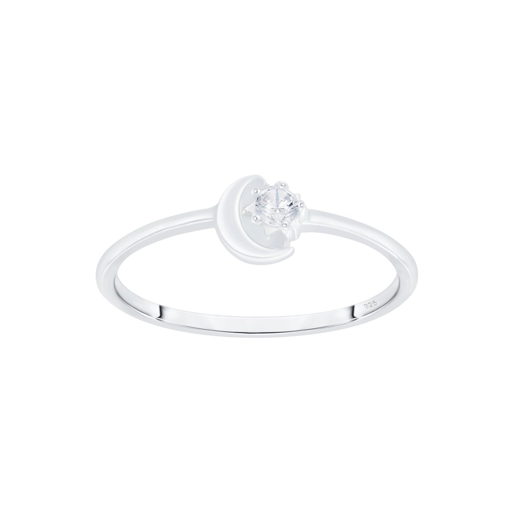 Bague lune en argent