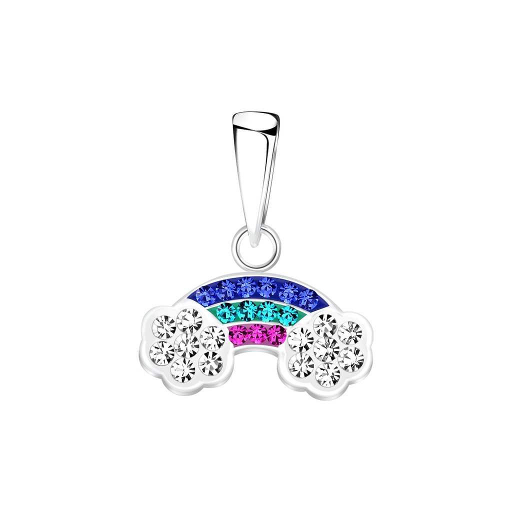 [10010157] Pendentif arc-en-ciel en argent