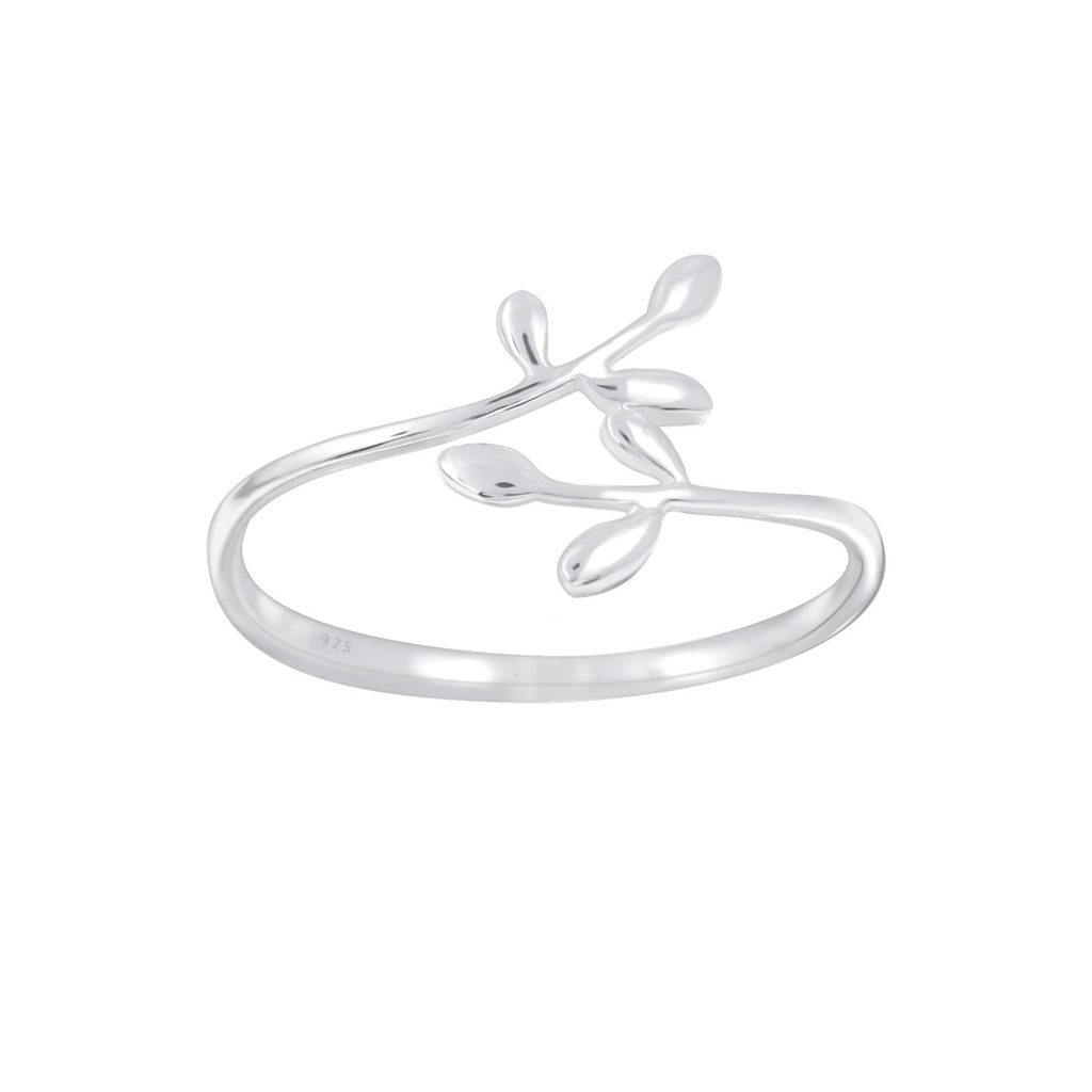 [10009560] Silver Branch Ring (EU 52 / US 6)