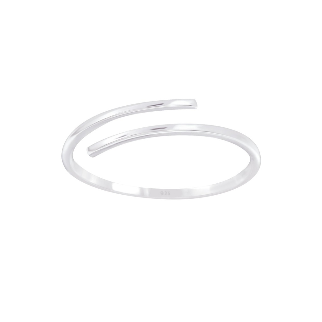 Bague ouverte en argent