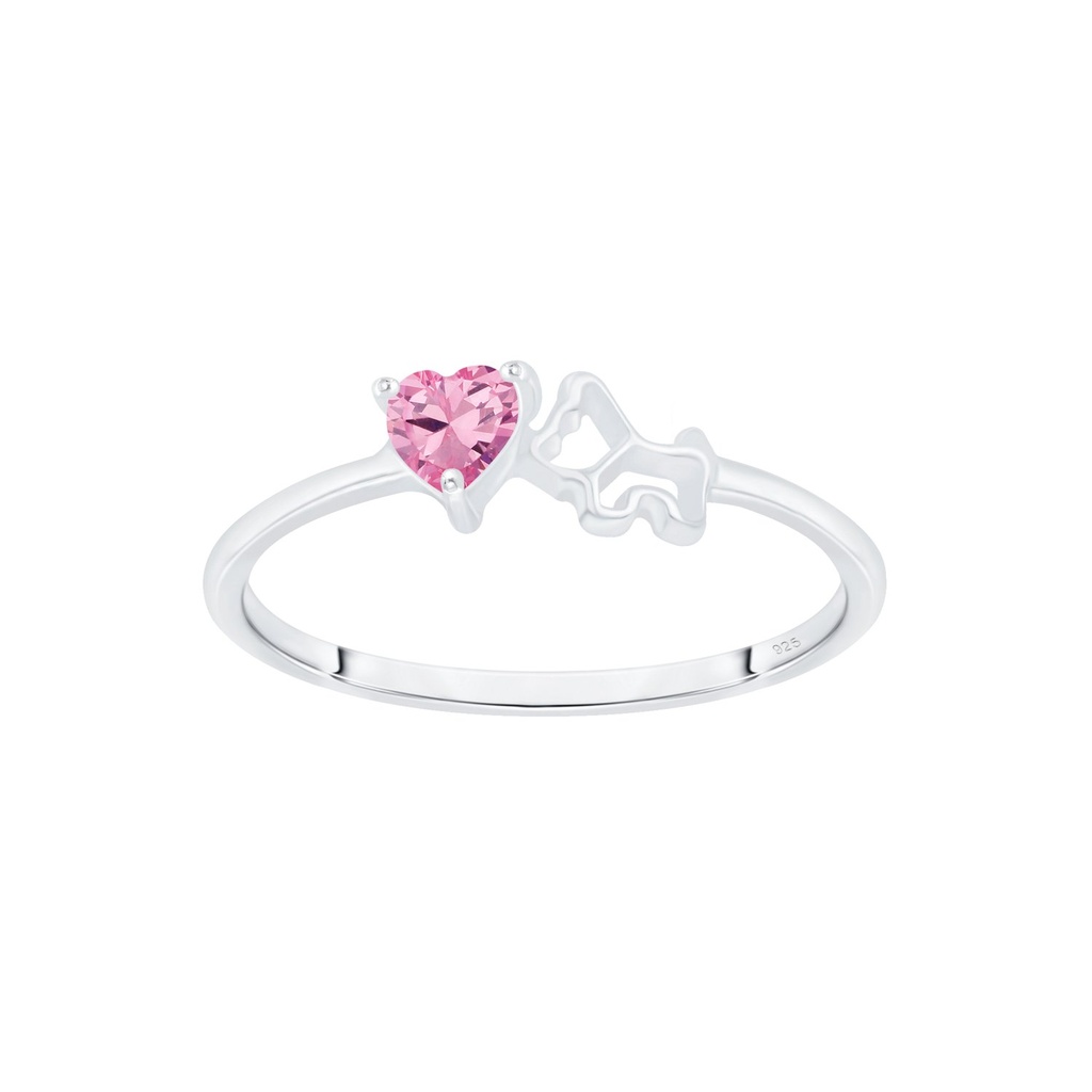 Bague chien en argent