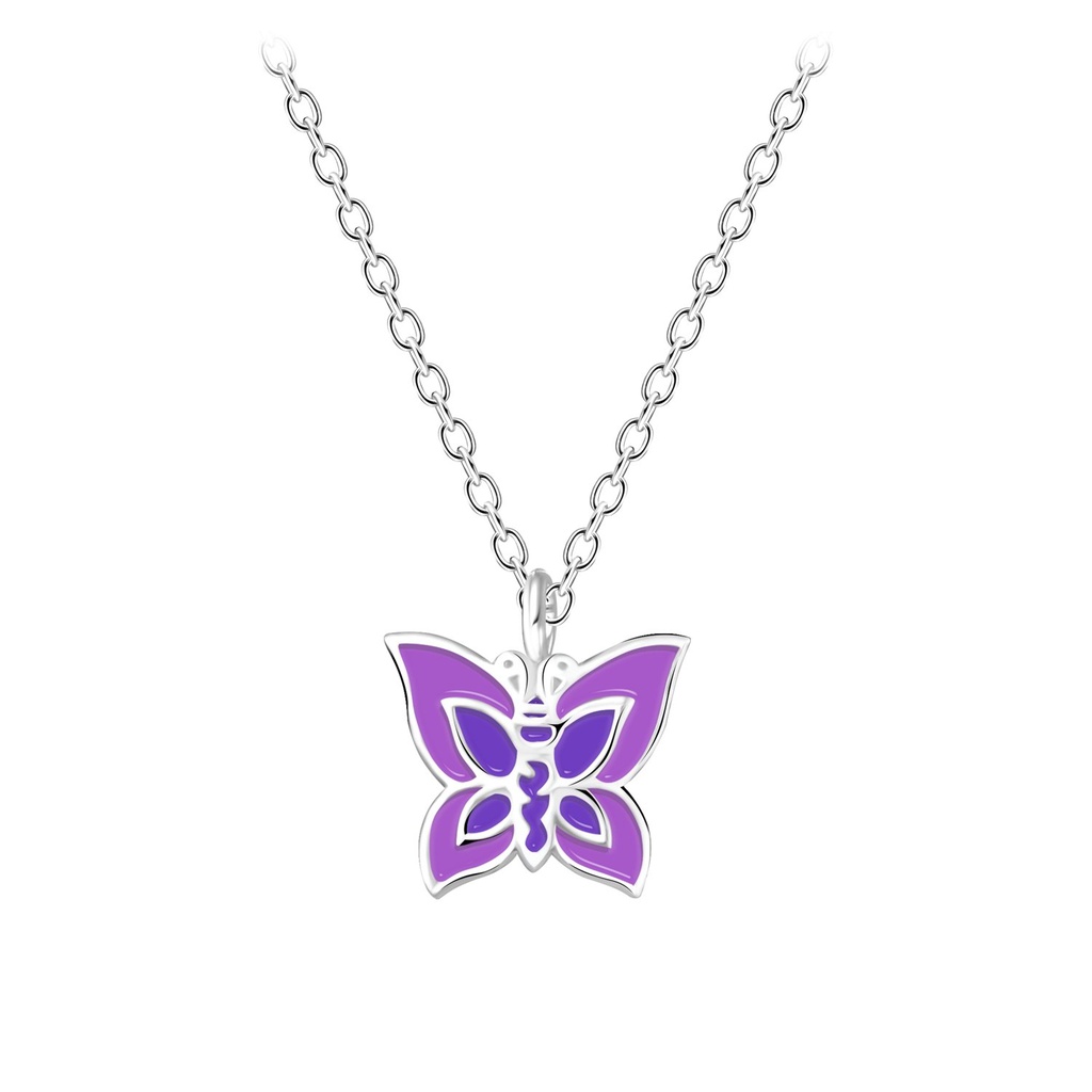Silver Butterfly Necklace