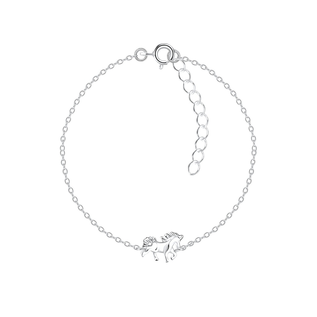 Silver Horse Bracelet