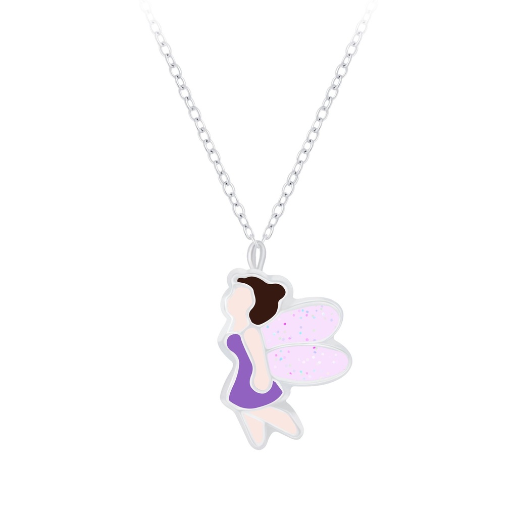[10009589] Silver Fairy Necklace