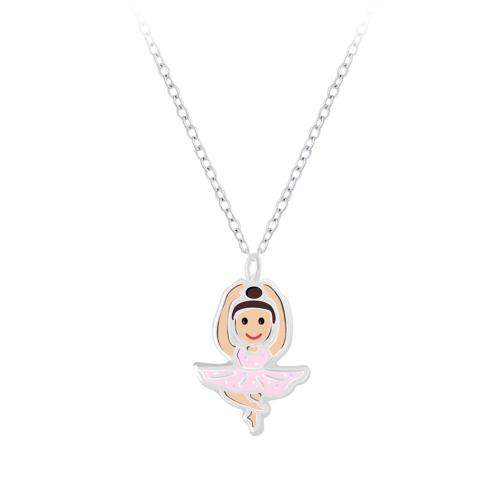 Collier ballerine en argent