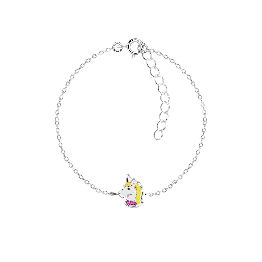 Bracelet licorne en argent