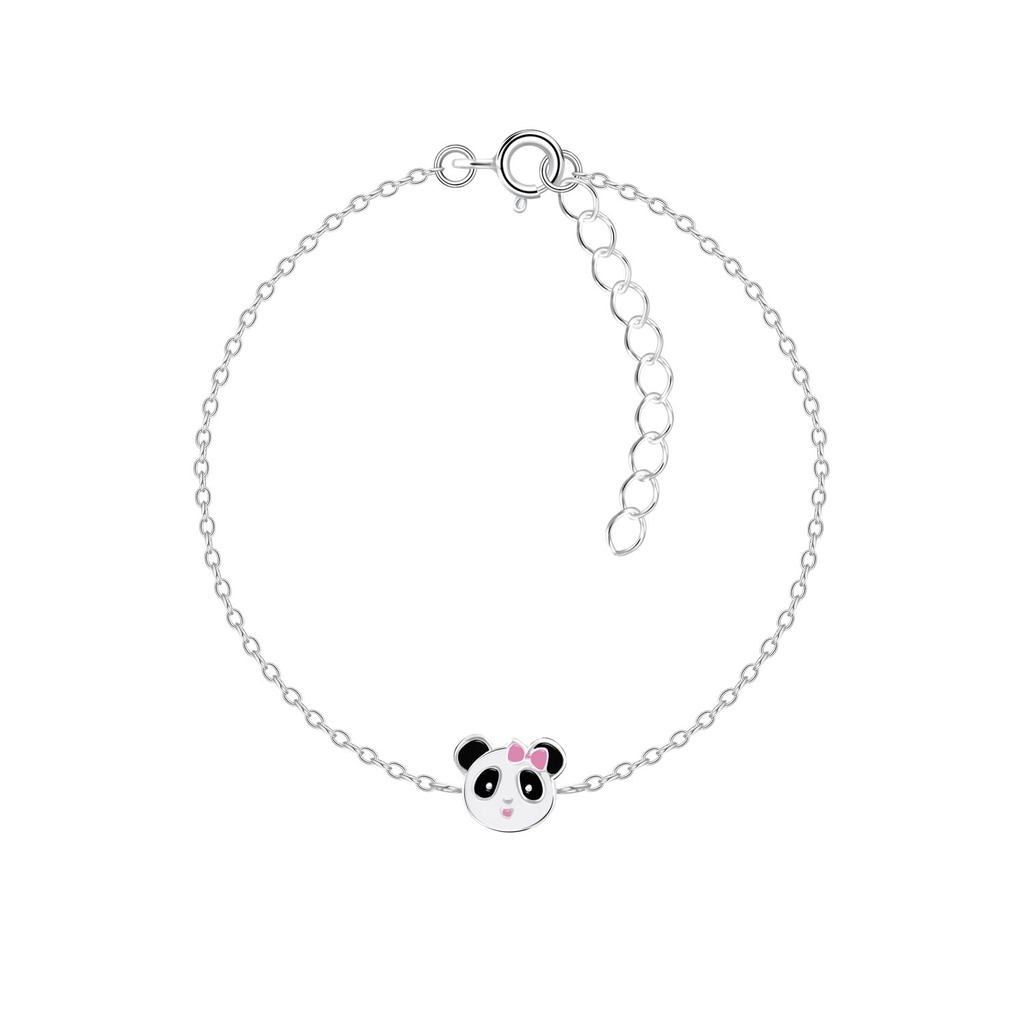 Bracelet panda en argent