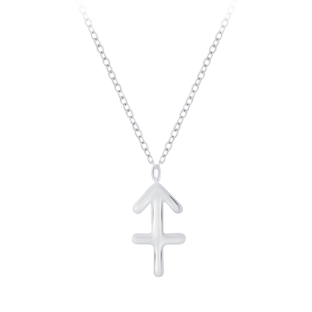 [10009490] Collier signe du zodiaque Sagittaire en argent