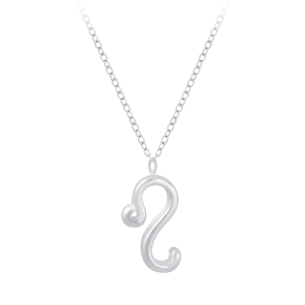 Collier signe du zodiaque Lion en argent