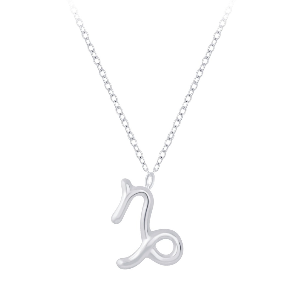 [10009482] Collier signe du zodiaque Capricorne en argent