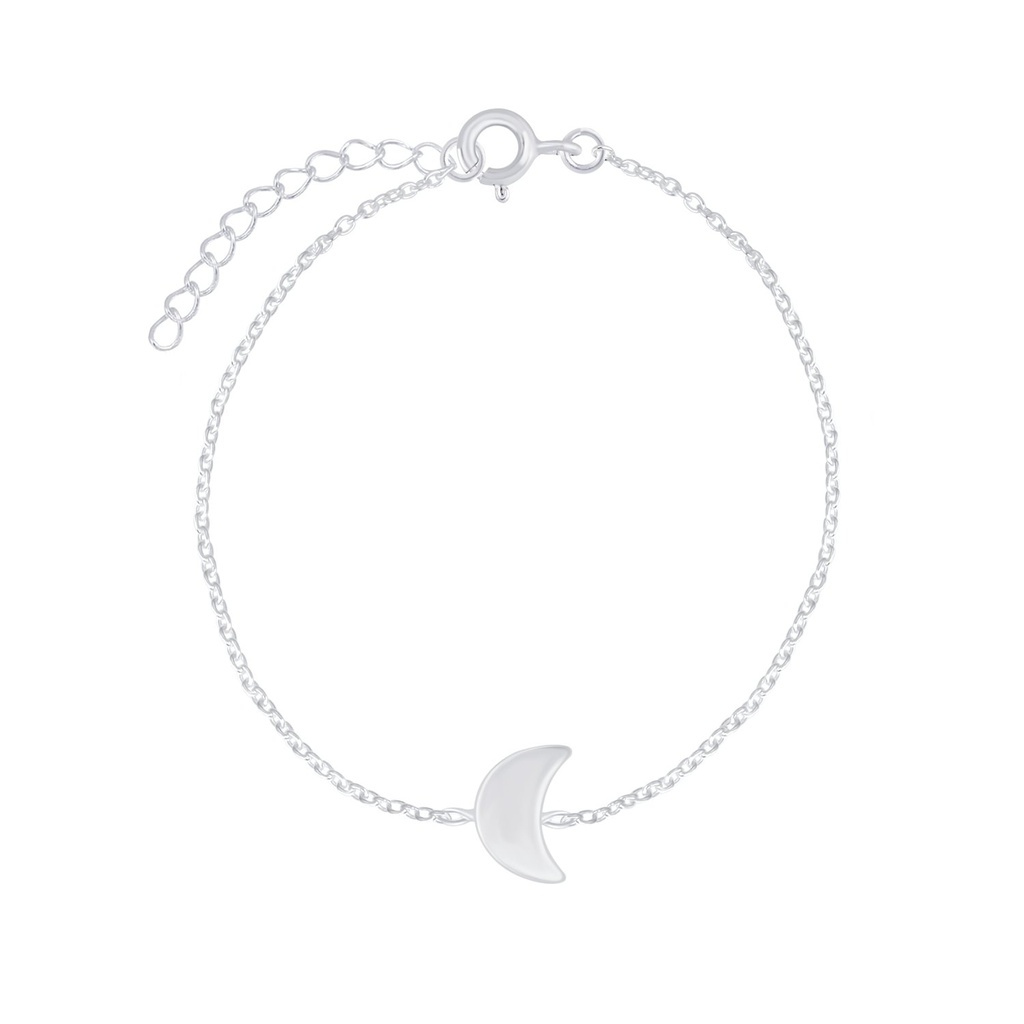 Bracelet lune en argent