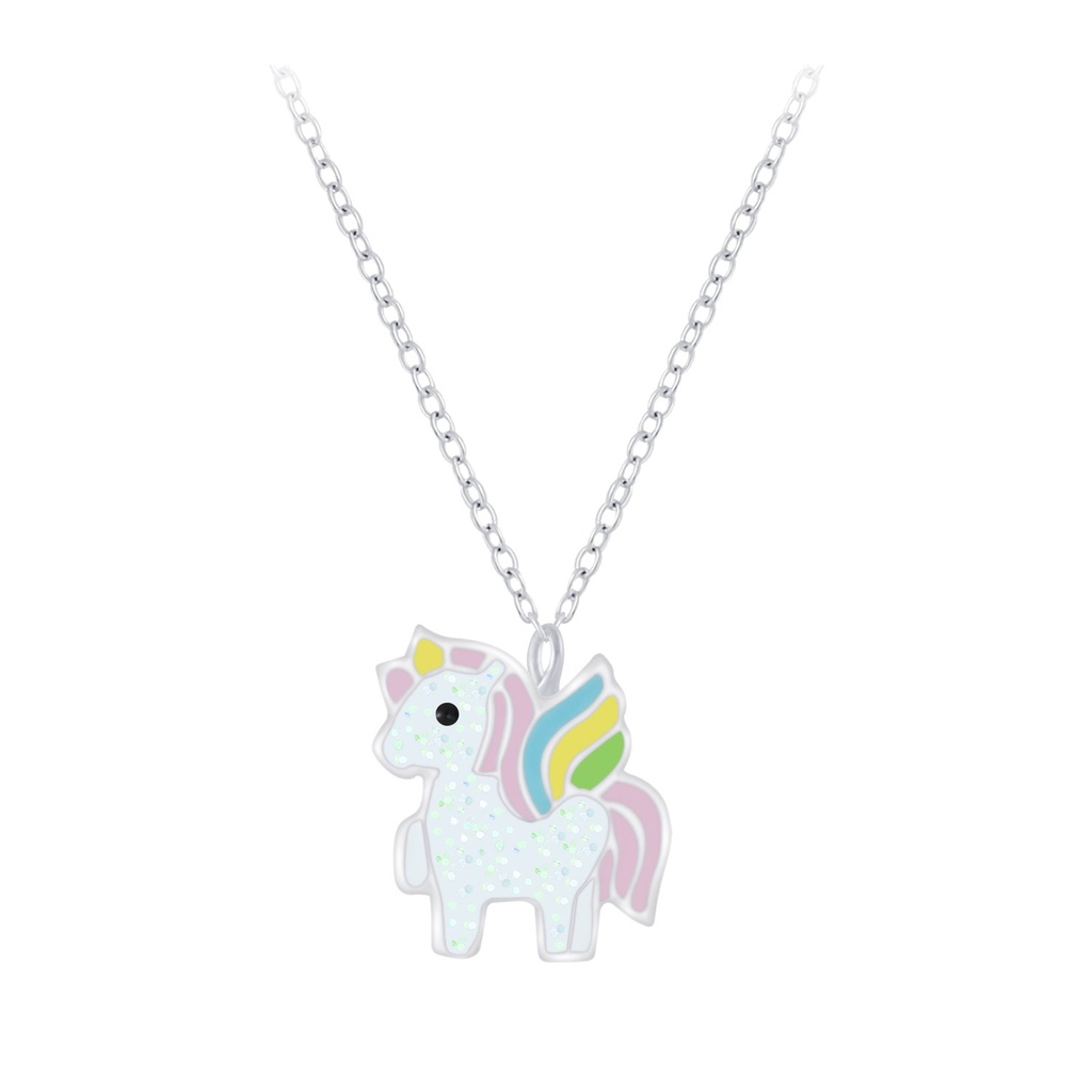 Collier licorne en argent