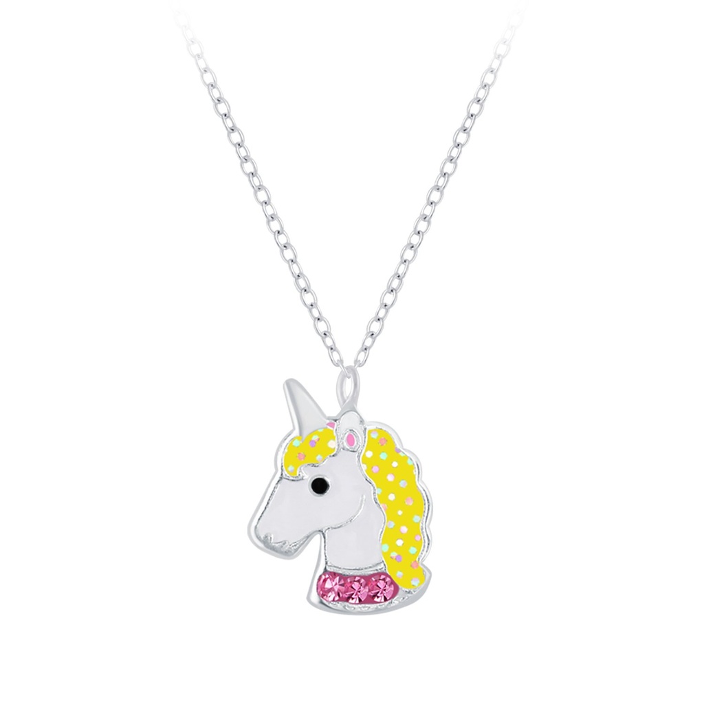 Collier licorne en argent