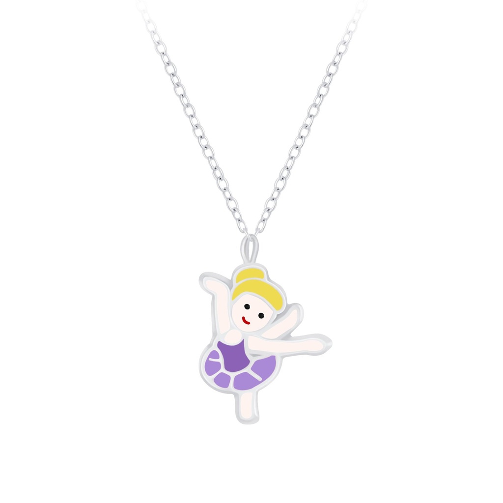 Collier ballerine en argent