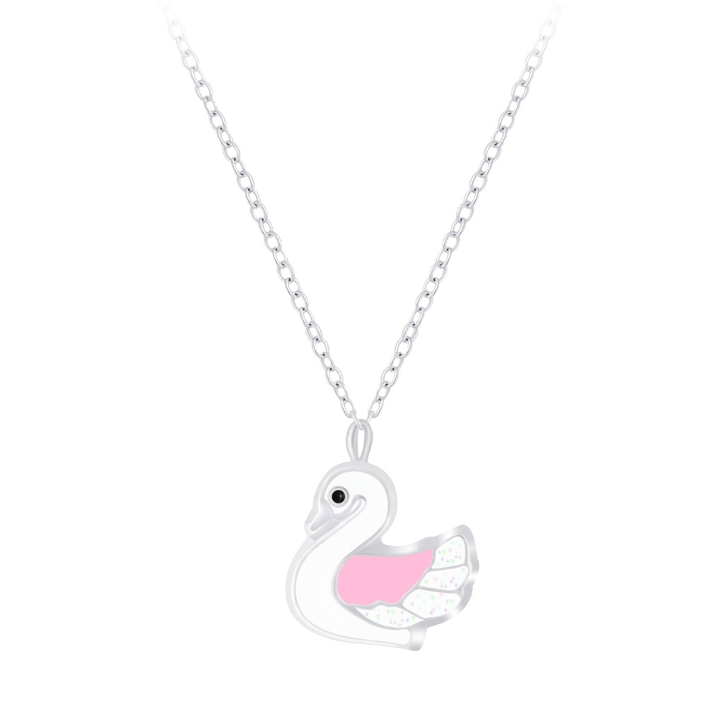 Collier cygne en argent